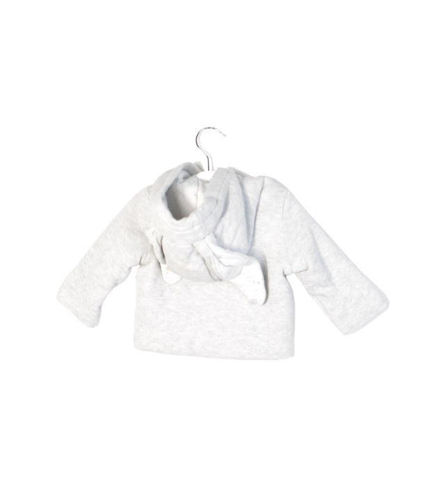 A Grey Lightweight Jackets from Sergent Major in size 0-3M for neutral. (Back View)