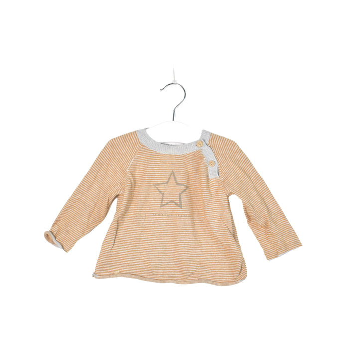 A Orange Long Sleeve Tops from bellybutton in size 3-6M for neutral. (Back View)