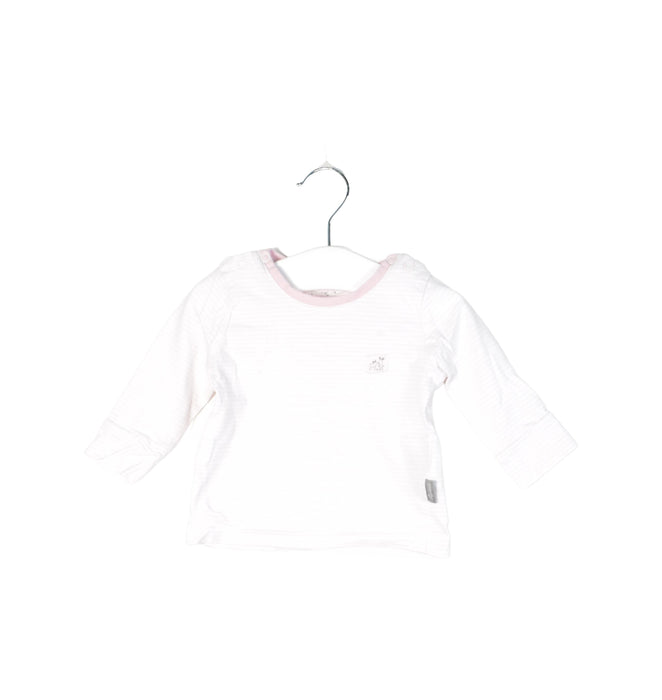 A Pink Long Sleeve Tops from Sigikid in size 3-6M for girl. (Front View)