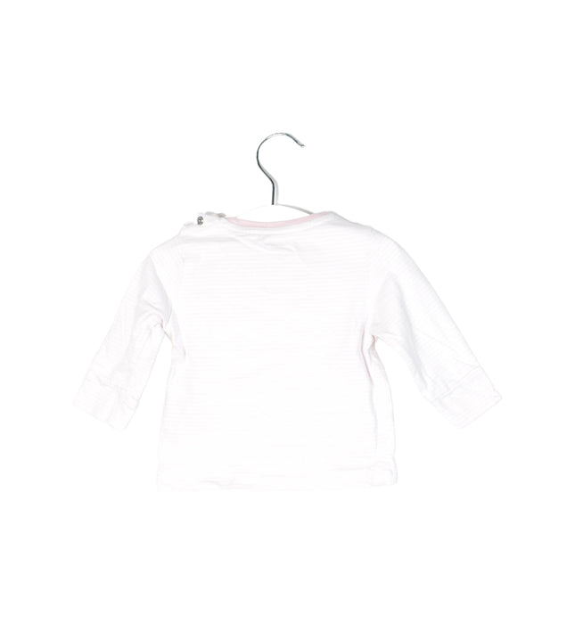 A Pink Long Sleeve Tops from Sigikid in size 3-6M for girl. (Back View)