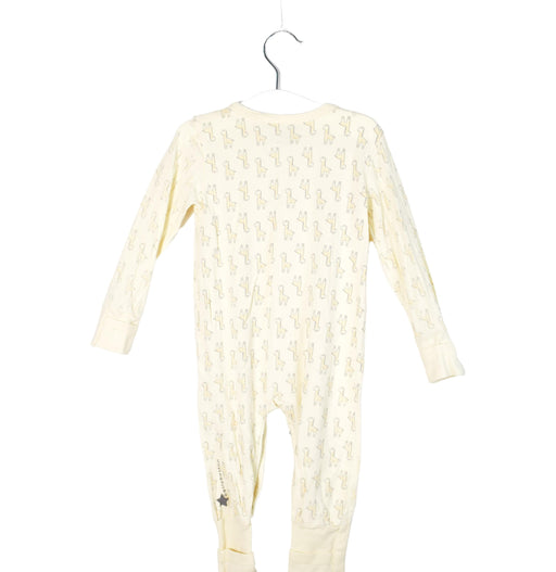 A Yellow Long Sleeve Jumpsuits from bellybutton in size 3-6M for neutral. (Front View)