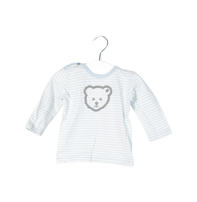 A Blue Long Sleeve Tops from Steiff in size 0-3M for neutral. (Front View)