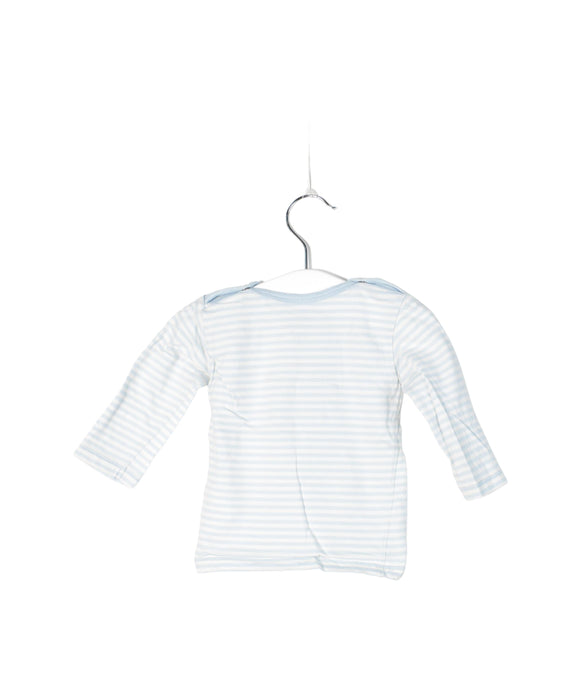 A Blue Long Sleeve Tops from Steiff in size 0-3M for neutral. (Back View)