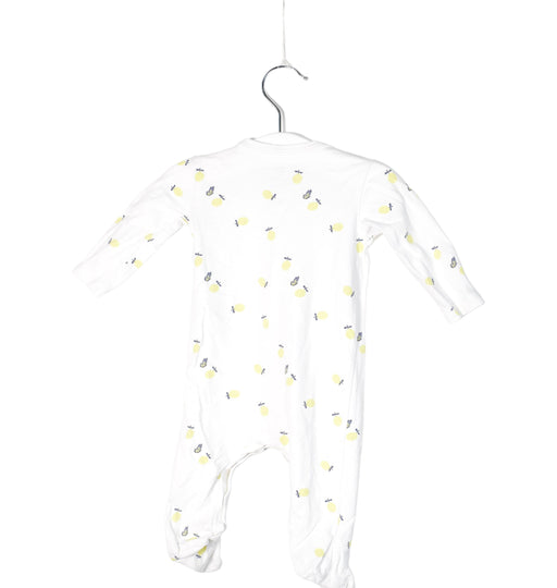 A White Long Sleeve Jumpsuits from Steiff in size 0-3M for neutral. (Front View)