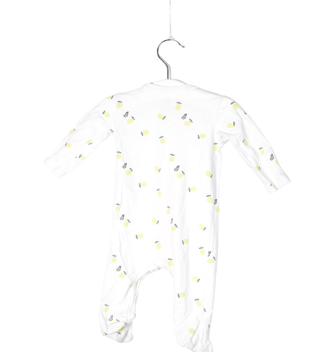 A White Long Sleeve Jumpsuits from Steiff in size 0-3M for neutral. (Front View)