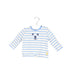 A Blue Long Sleeve Tops from Steiff in size 0-3M for neutral. (Front View)