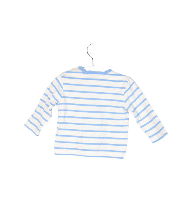 A Blue Long Sleeve Tops from Steiff in size 0-3M for neutral. (Back View)