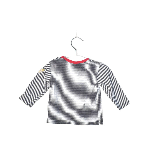 A Black Long Sleeve Tops from Steiff in size 0-3M for neutral. (Front View)