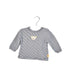 A Black Long Sleeve Tops from Steiff in size 0-3M for neutral. (Front View)