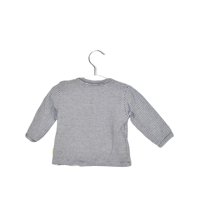A Black Long Sleeve Tops from Steiff in size 0-3M for neutral. (Back View)
