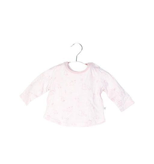 A Pink Long Sleeve Tops from Sigikid in size 0-3M for girl. (Front View)
