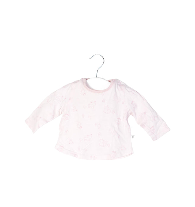 A Pink Long Sleeve Tops from Sigikid in size 0-3M for girl. (Front View)