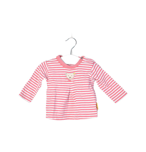 A Pink Long Sleeve Tops from Sigikid in size 0-3M for girl. (Front View)