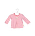A Pink Long Sleeve Tops from Sigikid in size 0-3M for girl. (Front View)