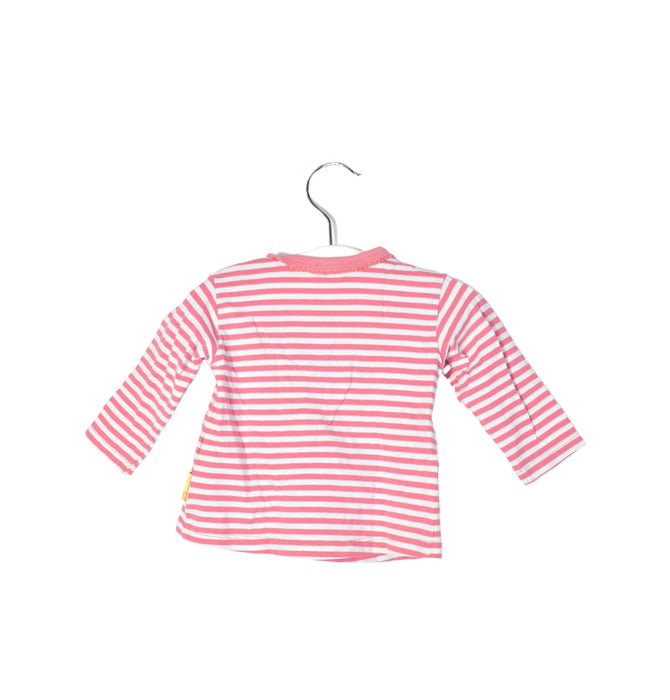 A Pink Long Sleeve Tops from Sigikid in size 0-3M for girl. (Back View)