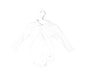 A White Long Sleeve Bodysuits from Petit Bateau in size 6-12M for neutral. (Front View)