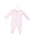 A Pink Long Sleeve Jumpsuits from Ralph Lauren in size 0-3M for girl. (Front View)