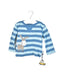 A Blue Long Sleeve Tops from Sigikid in size 6-12M for neutral. (Back View)