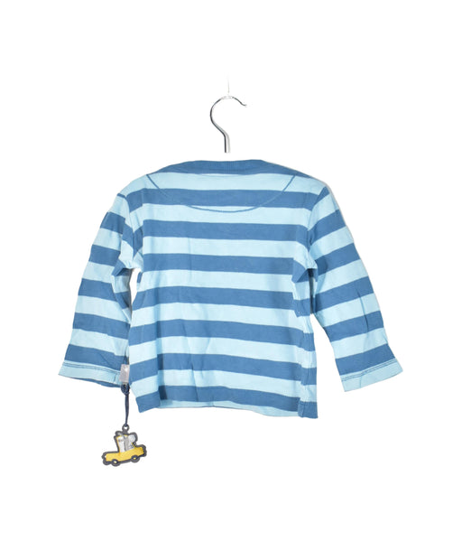 A Blue Long Sleeve Tops from Sigikid in size 6-12M for neutral. (Front View)