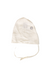 A White Beanies from Sigikid in size O/S for neutral. (Front View)