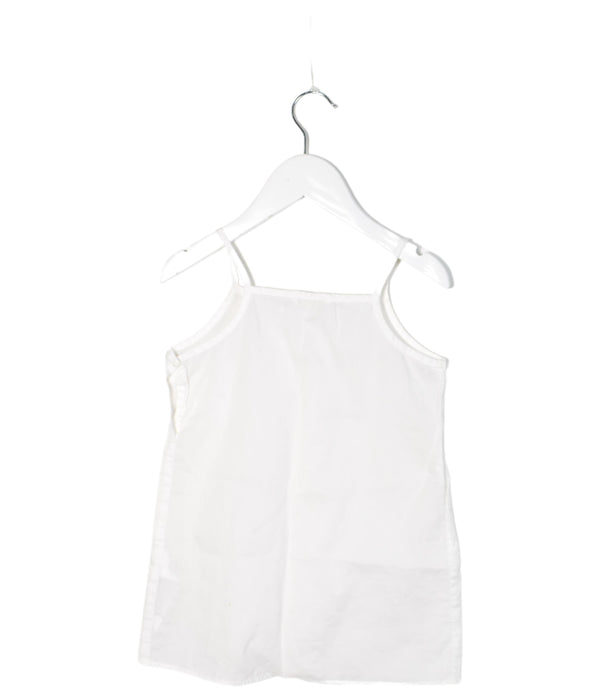 A White Sleeveless Tops from Chloe in size 4T for girl. (Back View)
