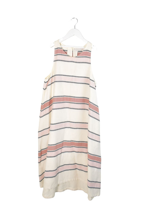 A Beige Sleeveless Dresses from Hatch in size XS for maternity. (Front View)
