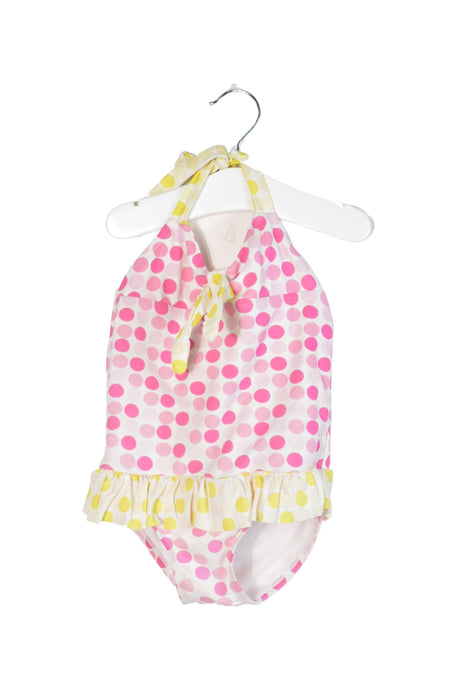 A Pink Swimsuits from Young Hearts by Collette Dinnigan in size 3T for girl. (Front View)