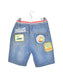 A Blue Shorts from Why and 1/2 in size 13Y for boy. (Front View)