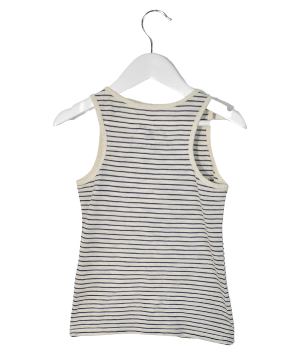 A Navy Sleeveless Tops from Scotch & Soda in size 4T for girl. (Back View)