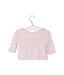 A Pink Long Sleeve Tops from Chateau de Sable in size 0-3M for girl. (Front View)