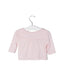 A Pink Long Sleeve Tops from Chateau de Sable in size 0-3M for girl. (Front View)