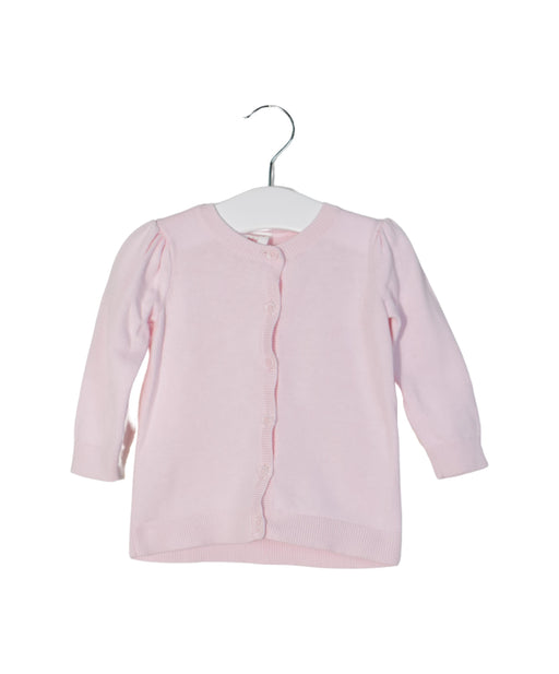 A Pink Cardigans from Seed in size 3-6M for girl. (Front View)