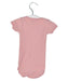 A Pink Short Sleeve Bodysuits from Petit Bateau in size 0-3M for girl. (Front View)