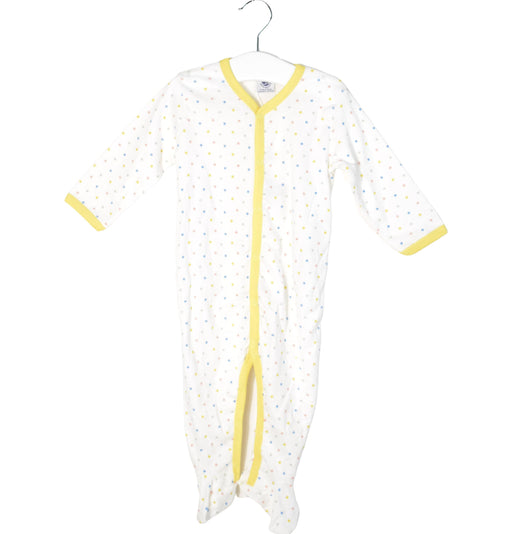 A White Long Sleeve Jumpsuits from Petit Bateau in size 6-12M for neutral. (Front View)