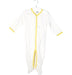 A White Long Sleeve Jumpsuits from Petit Bateau in size 6-12M for neutral. (Front View)