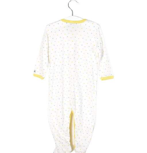 A White Long Sleeve Jumpsuits from Petit Bateau in size 6-12M for neutral. (Front View)
