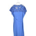 A Blue Short Sleeve Dresses from Mamalicious in size L for maternity. (Front View)
