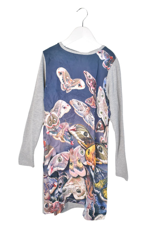 A Blue Long Sleeve Dresses from Molo in size 9Y for girl. (Front View)