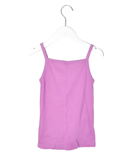A Purple Sleeveless Tops from Petit Bateau in size 8Y for girl. (Front View)