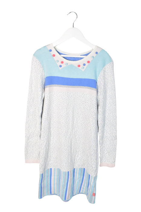 A Blue Long Sleeve Dresses from Billieblush in size 10Y for girl. (Back View)