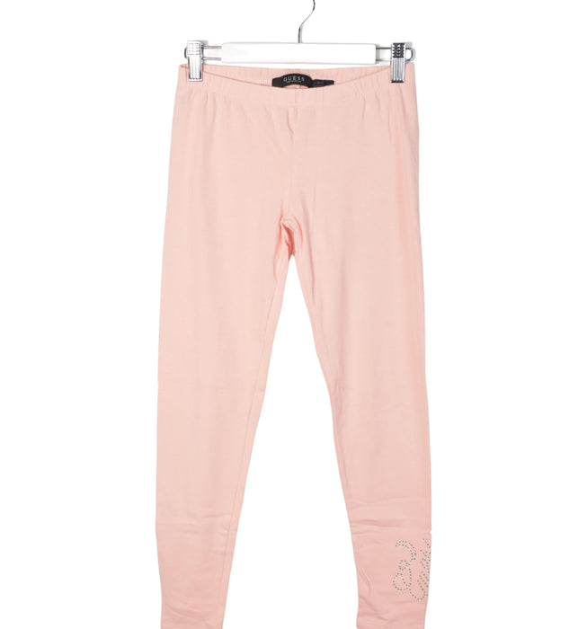 A Pink Leggings from Guess in size 10Y for girl. (Back View)