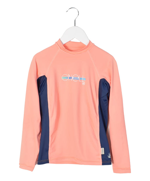 A Pink Rash Guards from O'Neill in size 10Y for girl. (Front View)