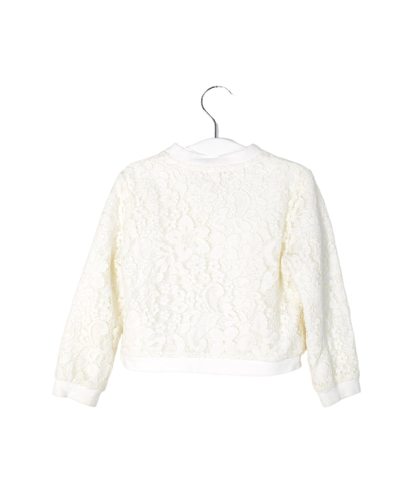 A White Lightweight Jackets from Sarabanda in size 18-24M for girl. (Back View)