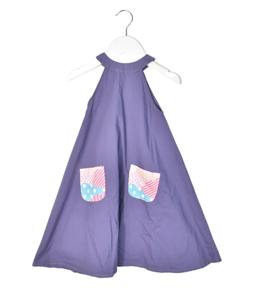 A Purple Sleeveless Dresses from Naomi Wear in size S for girl. (Front View)