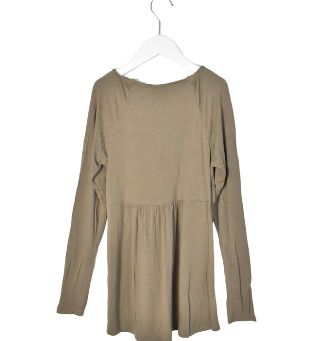 A Green Long Sleeve Tops from Mothers en Vogue in size S for maternity. (Back View)