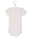 A Pink Short Sleeve Bodysuits from Petit Bateau in size 3-6M for girl. (Back View)
