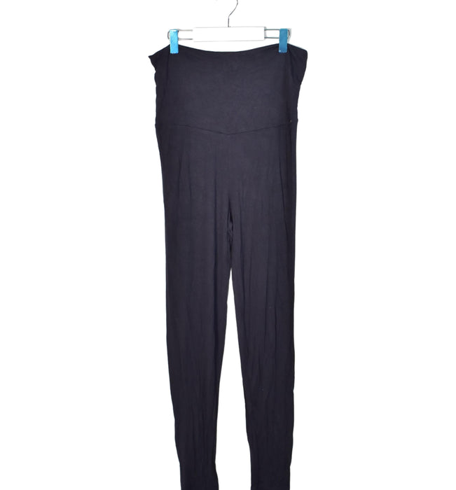 A Navy Leggings from Belly Bandit in size S for maternity. (Front View)