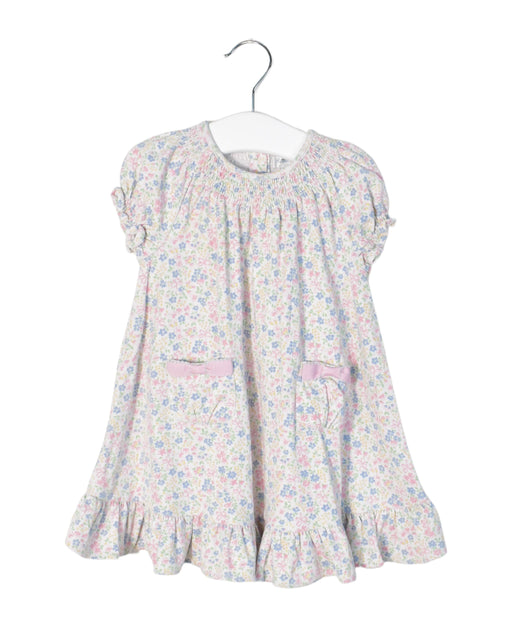 A White Short Sleeve Dresses from Ralph Lauren in size 6-12M for girl. (Front View)