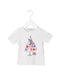 A White Short Sleeve T Shirts from Christian Dior in size 2T for girl. (Front View)