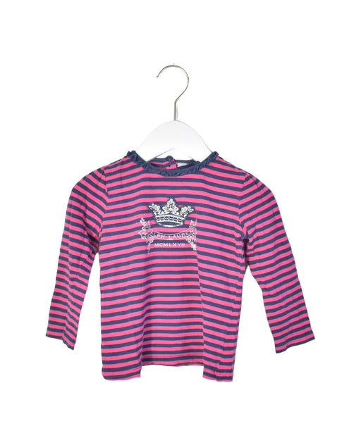 A Pink Long Sleeve Tops from Ralph Lauren in size 18-24M for girl. (Front View)